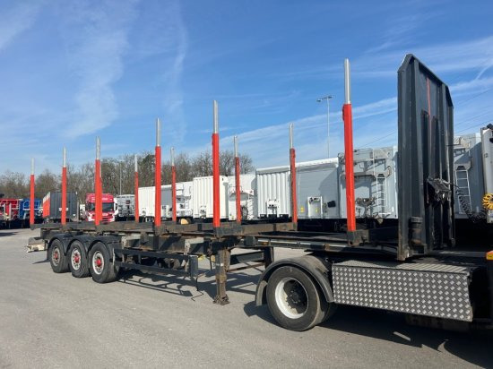 Schwarzmüller Holzauflieger 6 Rungenpaare, BPW-Achsen - Semi-reboque florestal: foto 3 Schwarzmüller Holzauflieger 6 Rungenpaare, BPW-Achsen - Semi-reboque florestal: foto 3