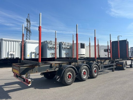 Schwarzmüller Holzauflieger 6 Rungenpaare, BPW-Achsen - Semi-reboque florestal: foto 4 Schwarzmüller Holzauflieger 6 Rungenpaare, BPW-Achsen - Semi-reboque florestal: foto 4