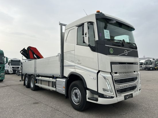 Volvo FH 500 6X2 Euro6, Retarder, Pritsche, Palfinger PK22002-EH - Camião de caixa aberta/ Plataforma, Caminhão grua: foto 3 Volvo FH 500 6X2 Euro6, Retarder, Pritsche, Palfinger PK22002-EH - Camião de caixa aberta/ Plataforma, Caminhão grua: foto 3