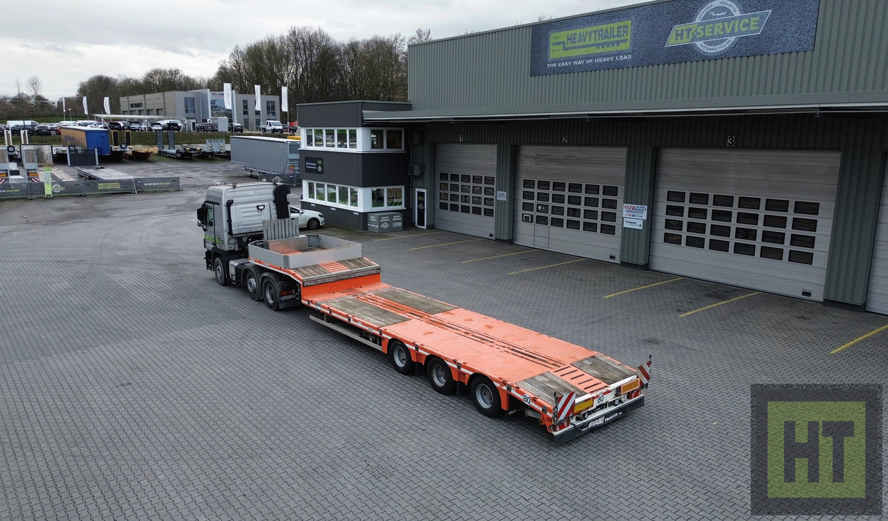 FAYMONVILLE MAX Trailer 3-Achs-Tele-Semi nachlaufgelenkt - Semireboque baixa: foto 1 FAYMONVILLE MAX Trailer 3-Achs-Tele-Semi nachlaufgelenkt - Semireboque baixa: foto 1