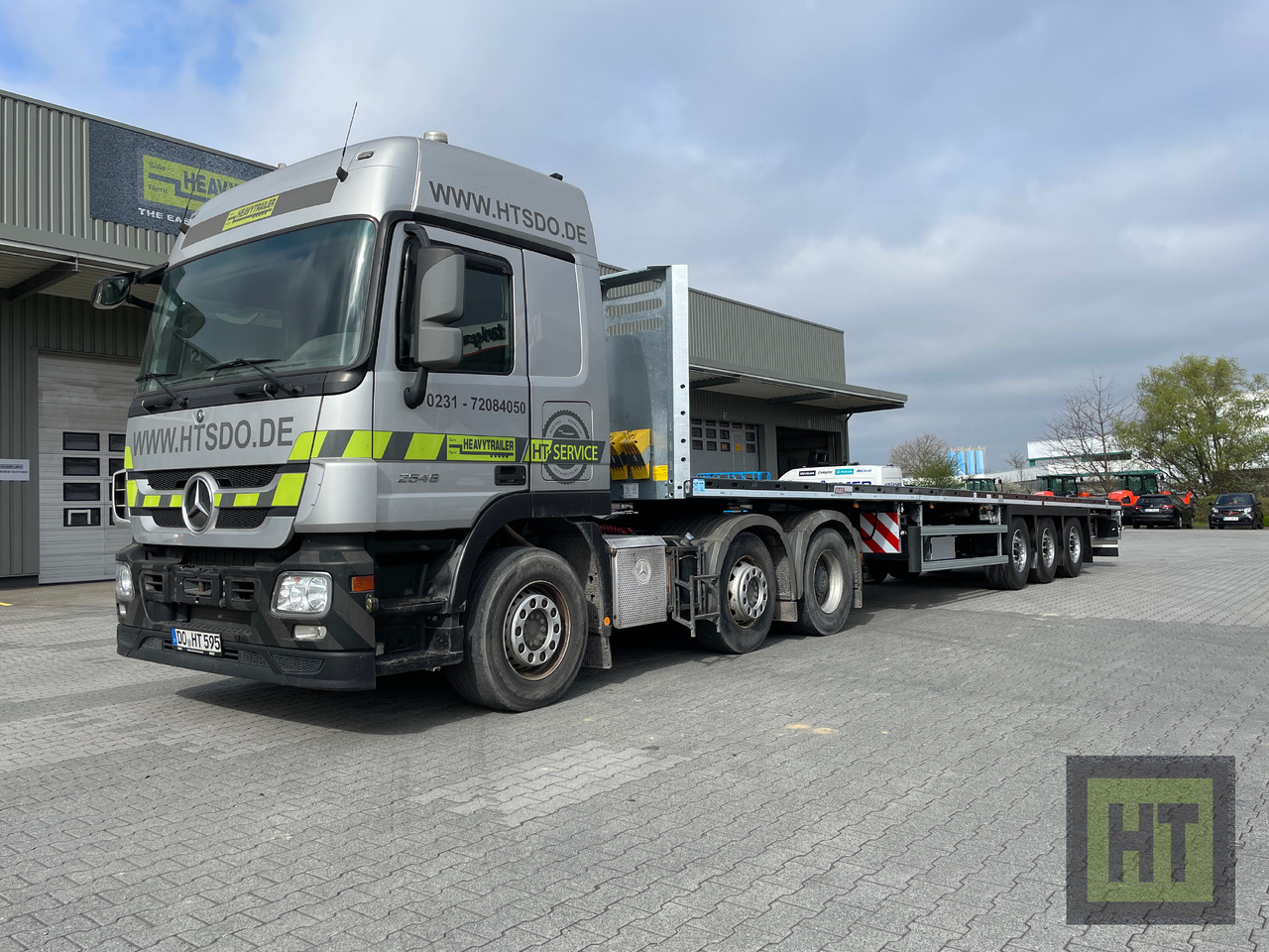 Faymonville MAX Trailer 3-Achs-Tele-Plateau-nachlaufgelenkt - Semi-reboque plataforma/ Caixa aberta: foto 2 Faymonville MAX Trailer 3-Achs-Tele-Plateau-nachlaufgelenkt - Semi-reboque plataforma/ Caixa aberta: foto 2