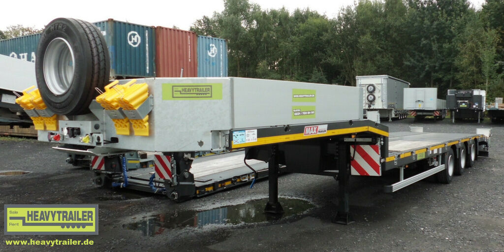 Faymonville MAX Trailer 3-Achs-Tele-Semi-Sattelauflieger - Semireboque baixa: foto 2 Faymonville MAX Trailer 3-Achs-Tele-Semi-Sattelauflieger - Semireboque baixa: foto 2