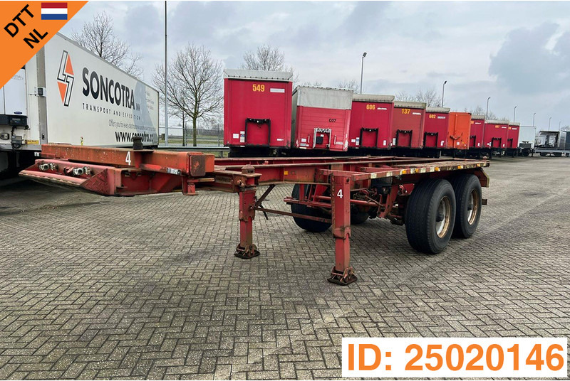 Burg 20 ft skelet - Semireboque transportador de contêineres/ Caixa móvel: foto 1 Burg 20 ft skelet - Semireboque transportador de contêineres/ Caixa móvel: foto 1