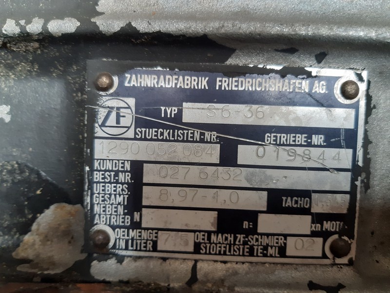 Caixa de câmbio DAF Versnellingsbak S6.36 DAF: foto 6
