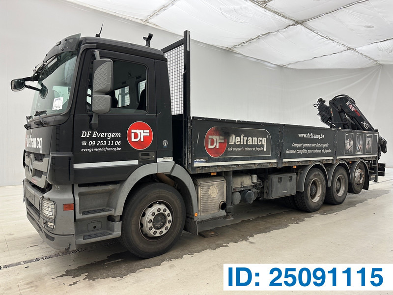 Mercedes-Benz Actros 3236 - 8x4 - Camião de caixa aberta/ Plataforma, Caminhão grua: foto 1 Mercedes-Benz Actros 3236 - 8x4 - Camião de caixa aberta/ Plataforma, Caminhão grua: foto 1