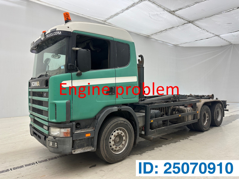 Scania R124.420 - 6x4 - Caminhão polibenne: foto 1 Scania R124.420 - 6x4 - Caminhão polibenne: foto 1