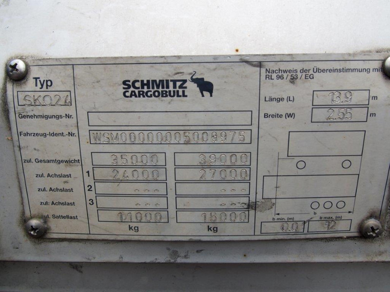 Semireboque furgão Schmitz Cargobull Closed box: foto 11