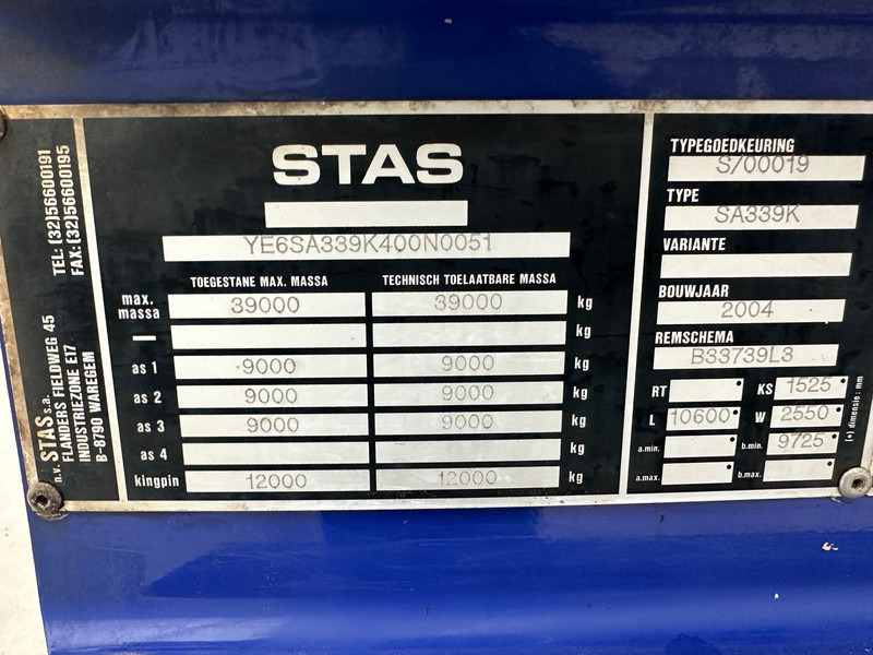 Semireboque basculante Stas 50 cub in alu: foto 10