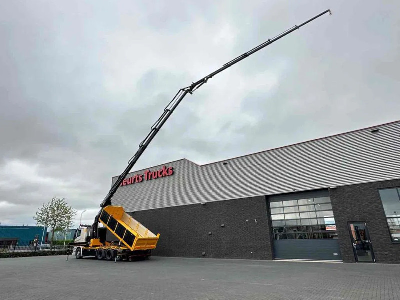 Scania R530 V8 NGS 8X4 TRIDEM MET HYVA 2Z KIPPER + HMF 5020-K6 + JIB FJ1000-K5 KRAAN/KRAN/CRANE/GRUA - Caminhão basculante, Caminhão grua: foto 4 Scania R530 V8 NGS 8X4 TRIDEM MET HYVA 2Z KIPPER + HMF 5020-K6 + JIB FJ1000-K5 KRAAN/KRAN/CRANE/GRUA - Caminhão basculante, Caminhão grua: foto 4