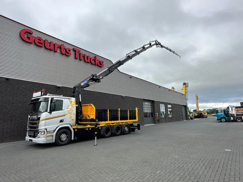 Scania R530 V8 NGS 8X4 TRIDEM MET HYVA 2Z KIPPER + HMF 5020-K6 + JIB FJ1000-K5 KRAAN/KRAN/CRANE/GRUA - Caminhão grua: foto 3 Scania R530 V8 NGS 8X4 TRIDEM MET HYVA 2Z KIPPER + HMF 5020-K6 + JIB FJ1000-K5 KRAAN/KRAN/CRANE/GRUA - Caminhão grua: foto 3