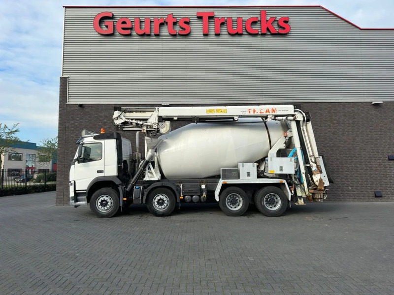 Volvo FM 410 8X4 + STETTER 9 M3 MIXER/MISCHER + THEAM 15 M TRANSPORTBAND/BELT - Caminhão betoneira: foto 1 Volvo FM 410 8X4 + STETTER 9 M3 MIXER/MISCHER + THEAM 15 M TRANSPORTBAND/BELT - Caminhão betoneira: foto 1