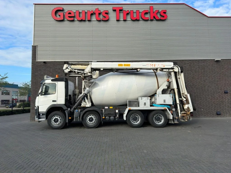 Volvo FM 410 8X4 + STETTER 9 M3 MIXER/MISCHER + THEAM 15 M TRANSPORTBAND/BELT - Caminhão betoneira: foto 1 Volvo FM 410 8X4 + STETTER 9 M3 MIXER/MISCHER + THEAM 15 M TRANSPORTBAND/BELT - Caminhão betoneira: foto 1