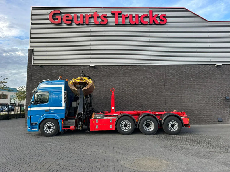 Volvo FM 500 8X2 HIAB MULTILIFT HAAKARMSYSTEM / ABROLLKIPPER / HOOKLIFT MET HIAB LOGLIFT 165Z LAADKRAAN - Caminhão polibenne, Caminhão grua: foto 4 Volvo FM 500 8X2 HIAB MULTILIFT HAAKARMSYSTEM / ABROLLKIPPER / HOOKLIFT MET HIAB LOGLIFT 165Z LAADKRAAN - Caminhão polibenne, Caminhão grua: foto 4