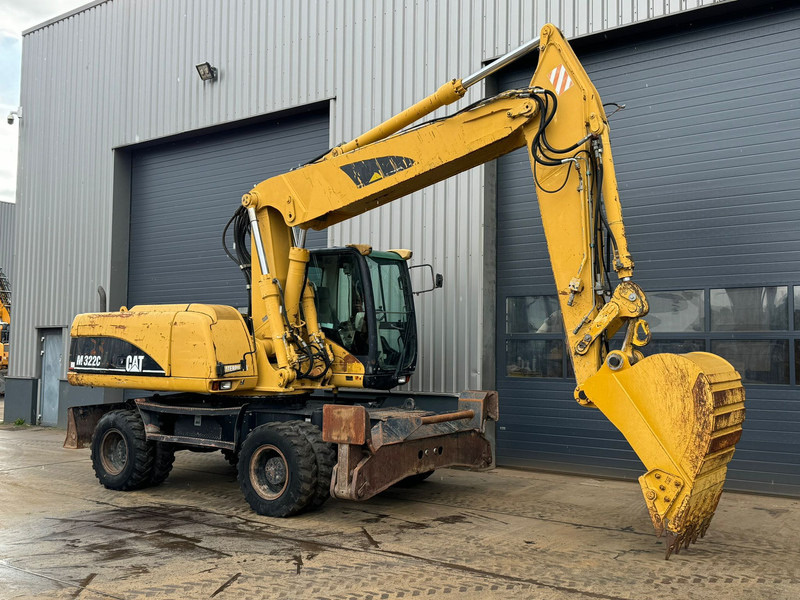 Escavadeira de rodas Caterpillar M322C - Hydraulic stabilizers / VA Triple boom / CE-certified,: foto 10