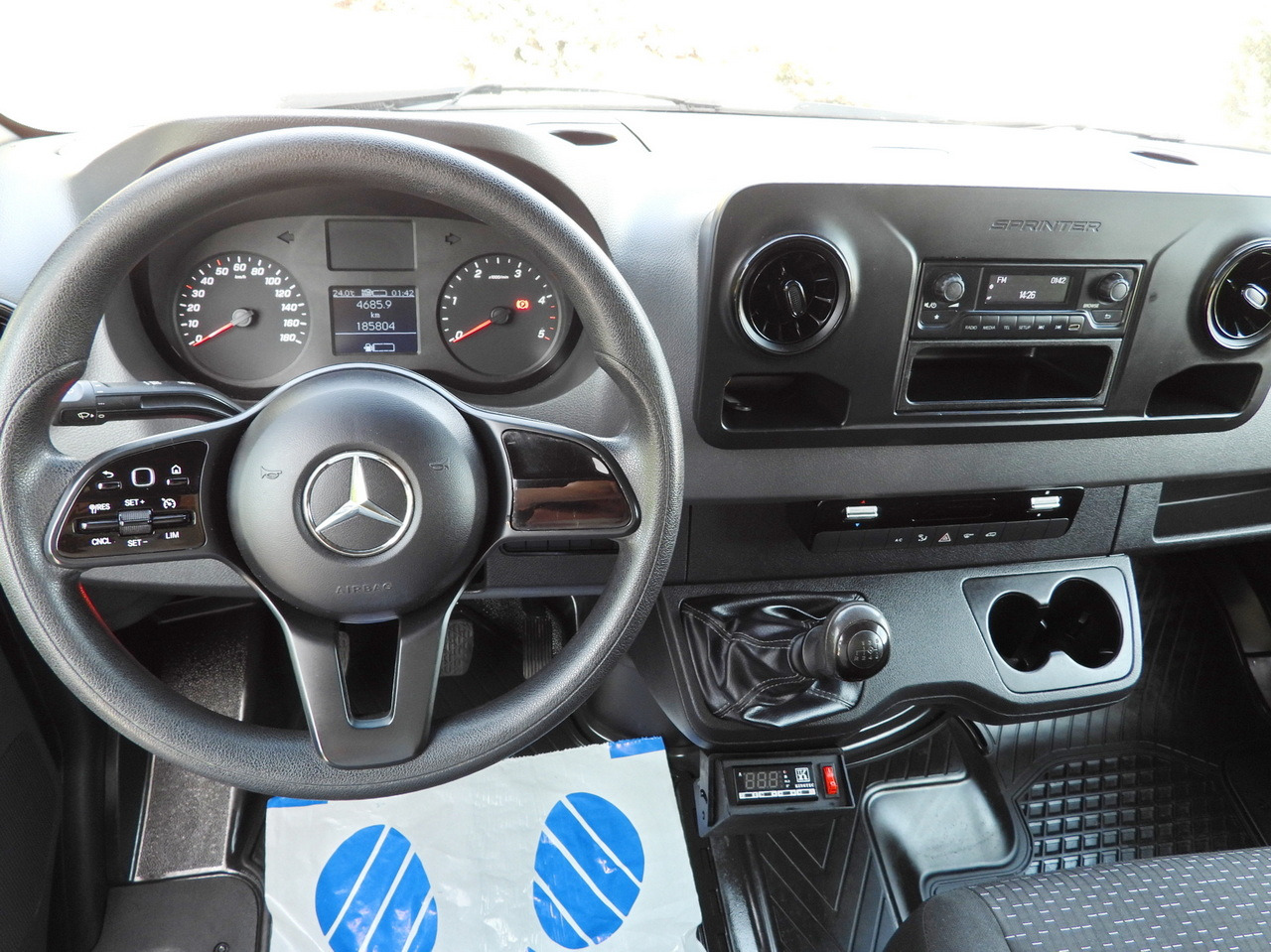 Carrinha frigorífica MERCEDES SPRINTER 316 REGRIGERATOR BOX 0*C LIFT 8 PALLETS CRUISE CONTROL PNEUMATICS AIR CONDITIONING  160HP: foto 33