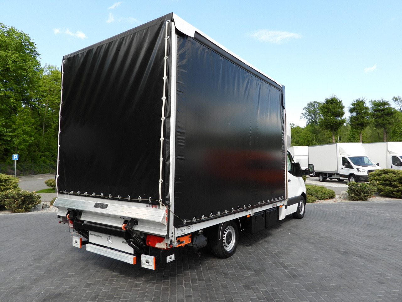 MERCEDES SPRINTER 316 TARPAULIN LIFT 10 PALLETS WEBASTO CRUISE CONTROL PNEUMATICS AIR CONDITIONING 160HP - Furgão de toldo: foto 3 MERCEDES SPRINTER 316 TARPAULIN LIFT 10 PALLETS WEBASTO CRUISE CONTROL PNEUMATICS AIR CONDITIONING 160HP - Furgão de toldo: foto 3