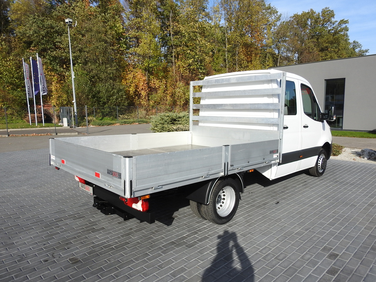 Carrinha cabine dupla MERCEDES SPRINTER 516 STAKE BODY DOUBLE CABIN DOKA 6 SEATS CRUISE CONTROL AIR CONDITIONING TWIN WHEELS  160HP: foto 13