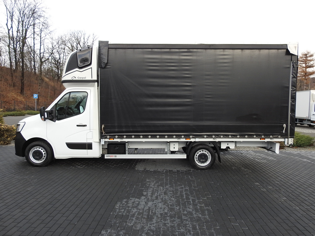 Furgão de toldo RENAULT MASTER TARPAULIN 10 PALLETS WEBASTO CRUISE CONTROL AIR CONDITIONING LED LIGHTS PNEUMATICS  165HP: foto 9