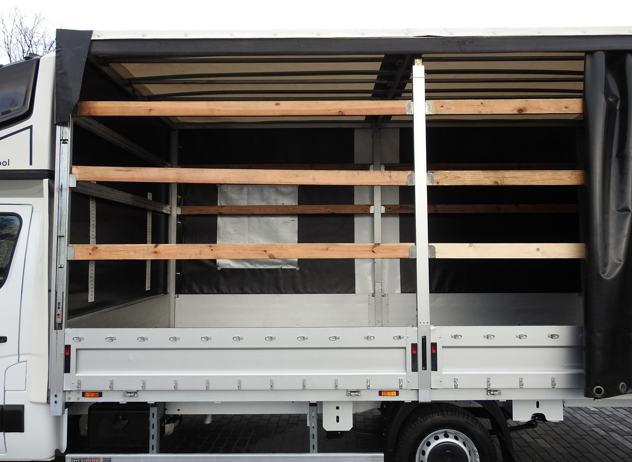 Furgão de toldo RENAULT MASTER TARPAULIN 10 PALLETS WEBASTO CRUISE CONTROL AIR CONDITIONING LED LIGHTS PNEUMATICS  165HP: foto 25