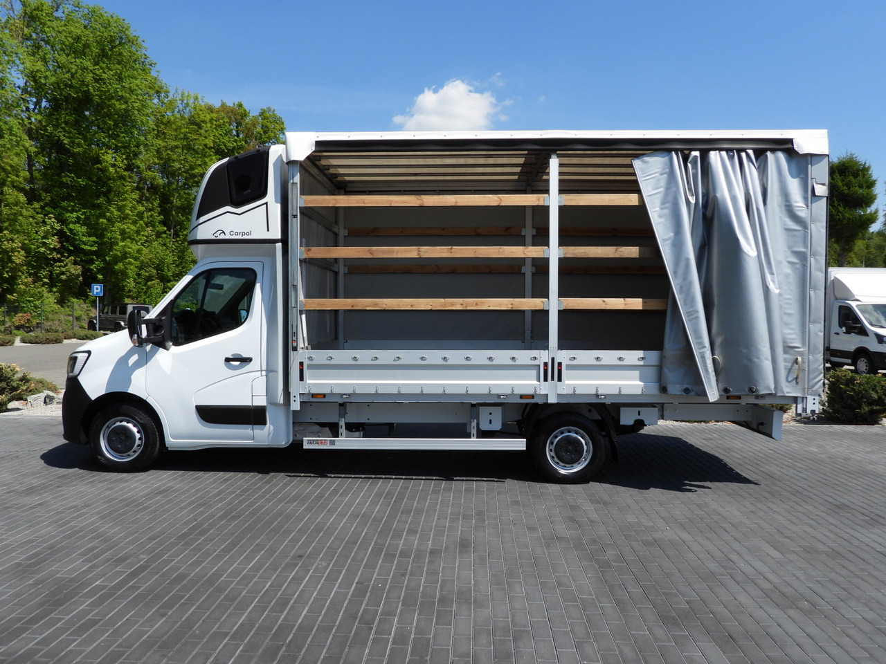 Furgão de toldo RENAULT MASTER  TARPAULIN 10 PALLETS WEBASTO CRUISE CONTROL LED LIGHTS PNEUMATICS AIR CONDITIONING  165HP: foto 8