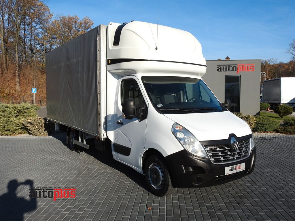 Renault MASTER PRITSCHE PLANE 10 PALETTEN TEMPOMAT - Furgão de toldo: foto 1 Renault MASTER PRITSCHE PLANE 10 PALETTEN TEMPOMAT - Furgão de toldo: foto 1
