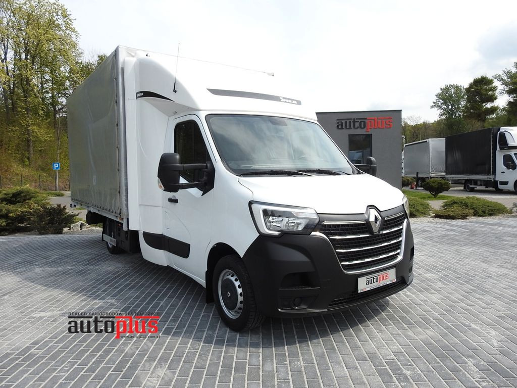 Renault MASTER PRITSCHE PLANE 10 PALETTEN WEBASTO A/C - Furgão de toldo, Carrinha cabine dupla: foto 1 Renault MASTER PRITSCHE PLANE 10 PALETTEN WEBASTO A/C - Furgão de toldo, Carrinha cabine dupla: foto 1