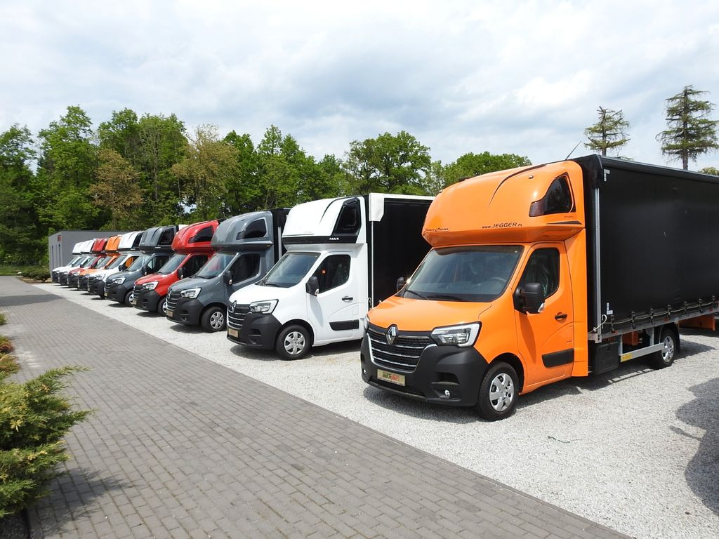 Furgão de toldo, Carrinha cabine dupla nuevo Renault MASTER PRITSCHE PLANE 10 PALETTEN WEBASTO A/C: foto 29