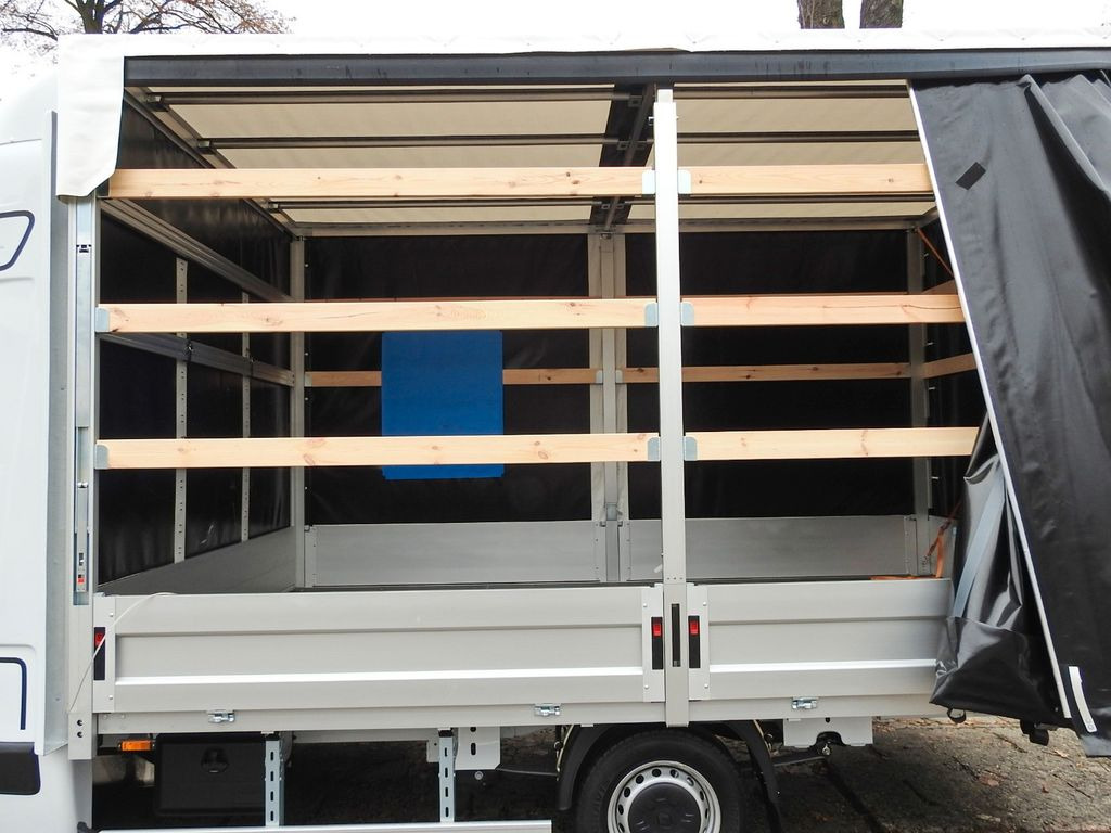 Furgão de toldo, Carrinha cabine dupla nuevo Renault MASTER PRITSCHE PLANE 10 PALETTEN WEBASTO A/C: foto 15
