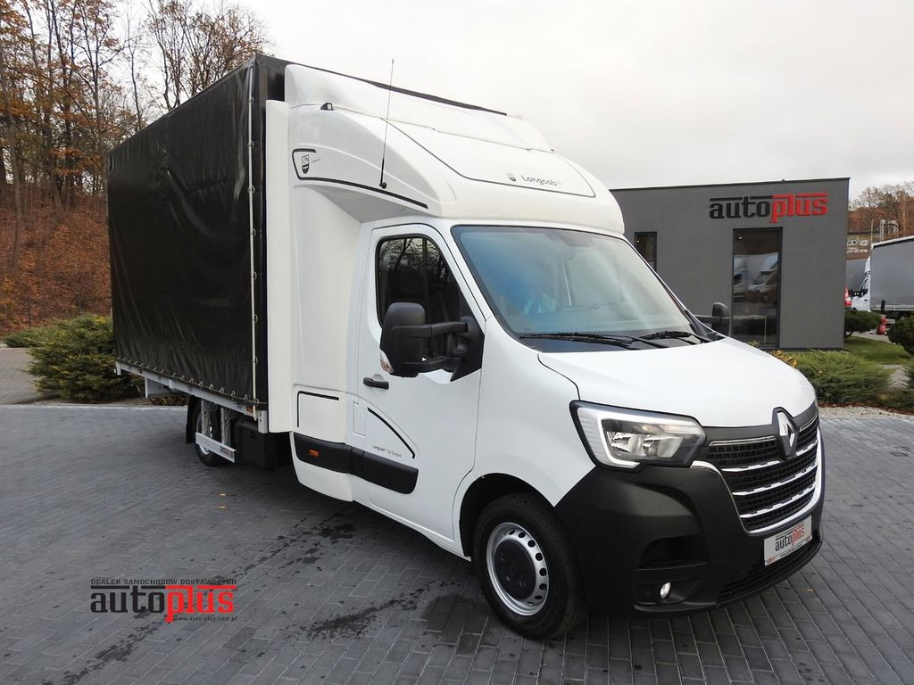 Renault MASTER PRITSCHE PLANE 10 PALETTEN WEBASTO TEMPOM - Furgão de toldo, Carrinha cabine dupla: foto 1 Renault MASTER PRITSCHE PLANE 10 PALETTEN WEBASTO TEMPOM - Furgão de toldo, Carrinha cabine dupla: foto 1
