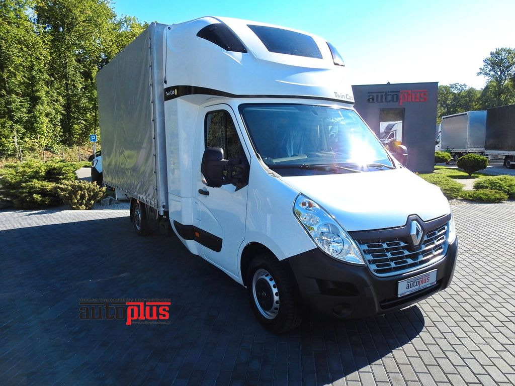 Renault MASTER PRITSCHE PLANE 8 PALETTEN WEBASTO A/C - Furgão de toldo, Carrinha cabine dupla: foto 1 Renault MASTER PRITSCHE PLANE 8 PALETTEN WEBASTO A/C - Furgão de toldo, Carrinha cabine dupla: foto 1