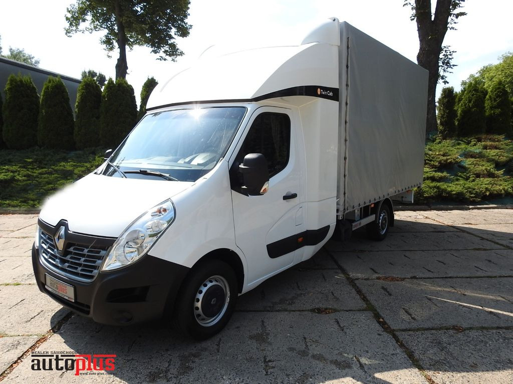 Renault MASTER PRITSCHE PLANE 8 PALETTEN WEBASTO A/C - Furgão de toldo, Carrinha cabine dupla: foto 1 Renault MASTER PRITSCHE PLANE 8 PALETTEN WEBASTO A/C - Furgão de toldo, Carrinha cabine dupla: foto 1