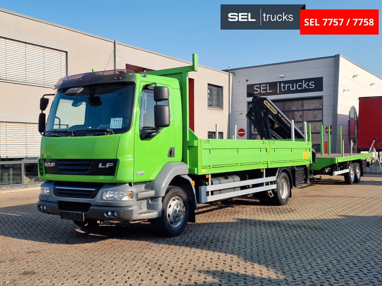 DAF LF 55.280 / Palfinger PK 9002EH / Komplettpreis - Caminhão grua: foto 1 DAF LF 55.280 / Palfinger PK 9002EH / Komplettpreis - Caminhão grua: foto 1