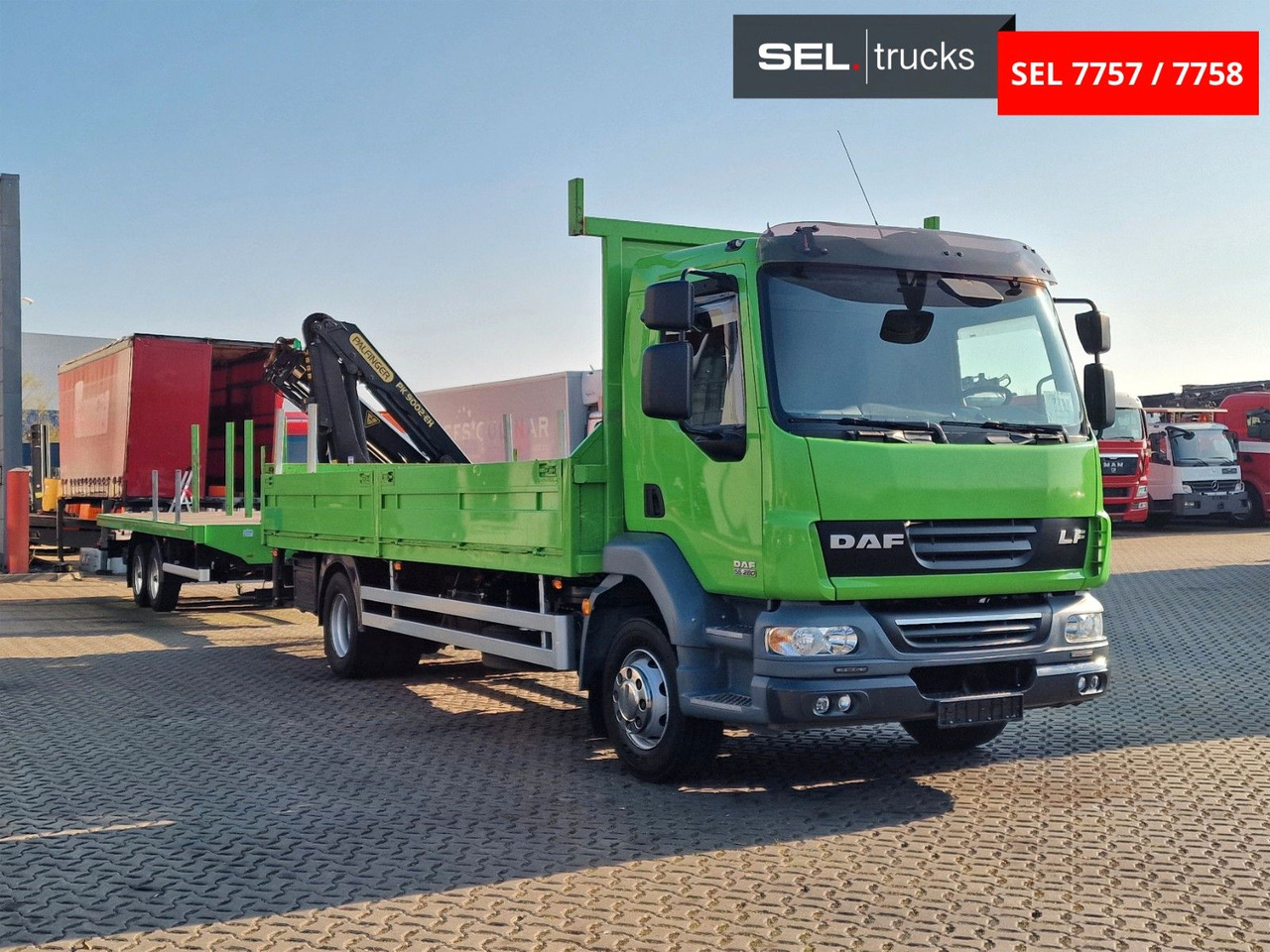 DAF LF 55.280 / Palfinger PK 9002EH / Komplettpreis - Caminhão grua: foto 3 DAF LF 55.280 / Palfinger PK 9002EH / Komplettpreis - Caminhão grua: foto 3