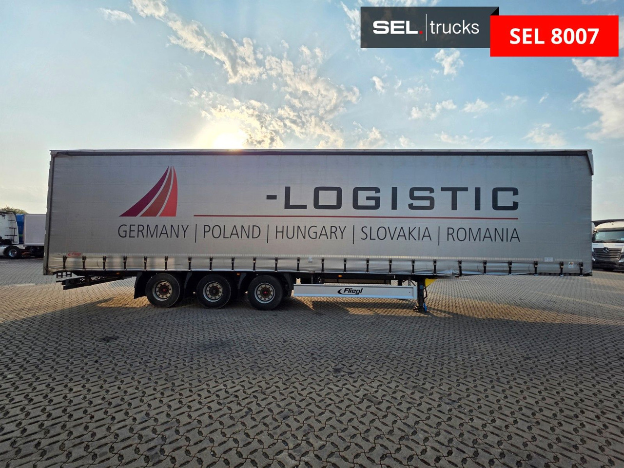 Fliegl SDS01 / Hubdach / EDSCHA / Mega / Liftachse - Semi-reboque de lona: foto 4 Fliegl SDS01 / Hubdach / EDSCHA / Mega / Liftachse - Semi-reboque de lona: foto 4