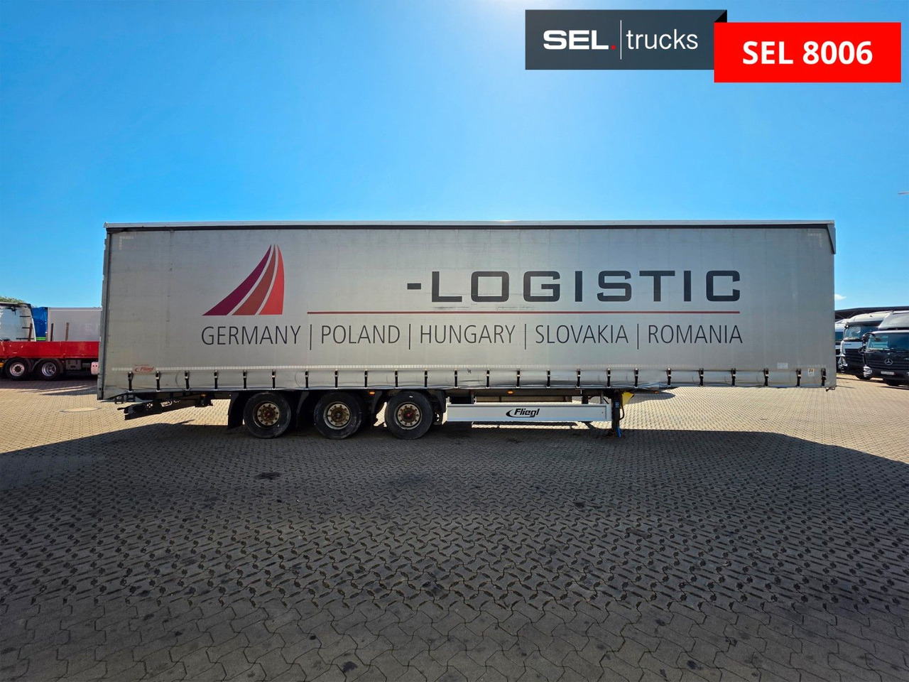 Fliegl SDS01 / Hubdach / EDSCHA / Mega / Liftachse - Semi-reboque de lona: foto 4 Fliegl SDS01 / Hubdach / EDSCHA / Mega / Liftachse - Semi-reboque de lona: foto 4
