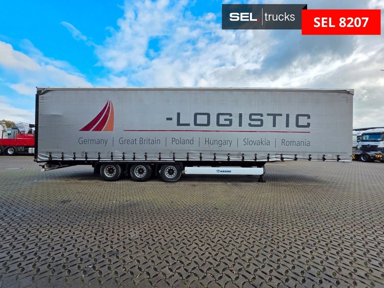 Krone SD / Hubdach / EDSCHA / Liftachse - Semi-reboque de lona: foto 4 Krone SD / Hubdach / EDSCHA / Liftachse - Semi-reboque de lona: foto 4