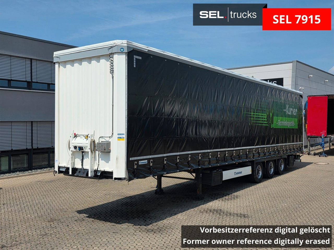 Krone SD / Hubdach / EDSCHA / Mega / Liftachse - Semi-reboque de lona: foto 1 Krone SD / Hubdach / EDSCHA / Mega / Liftachse - Semi-reboque de lona: foto 1