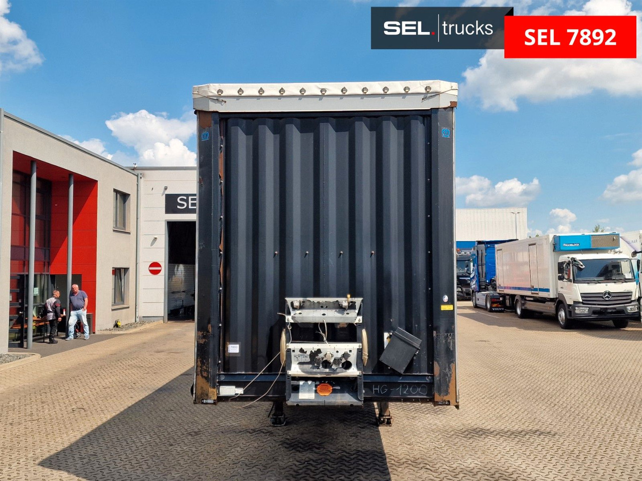 Krone SD / Hubdach / EDSCHA / Mega / Liftachse - Semi-reboque de lona: foto 2 Krone SD / Hubdach / EDSCHA / Mega / Liftachse - Semi-reboque de lona: foto 2