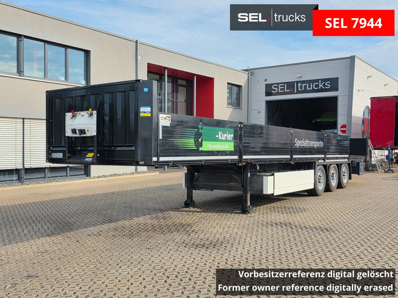Krone SD / Palettenkasten - Semi-reboque plataforma/ Caixa aberta: foto 1 Krone SD / Palettenkasten - Semi-reboque plataforma/ Caixa aberta: foto 1