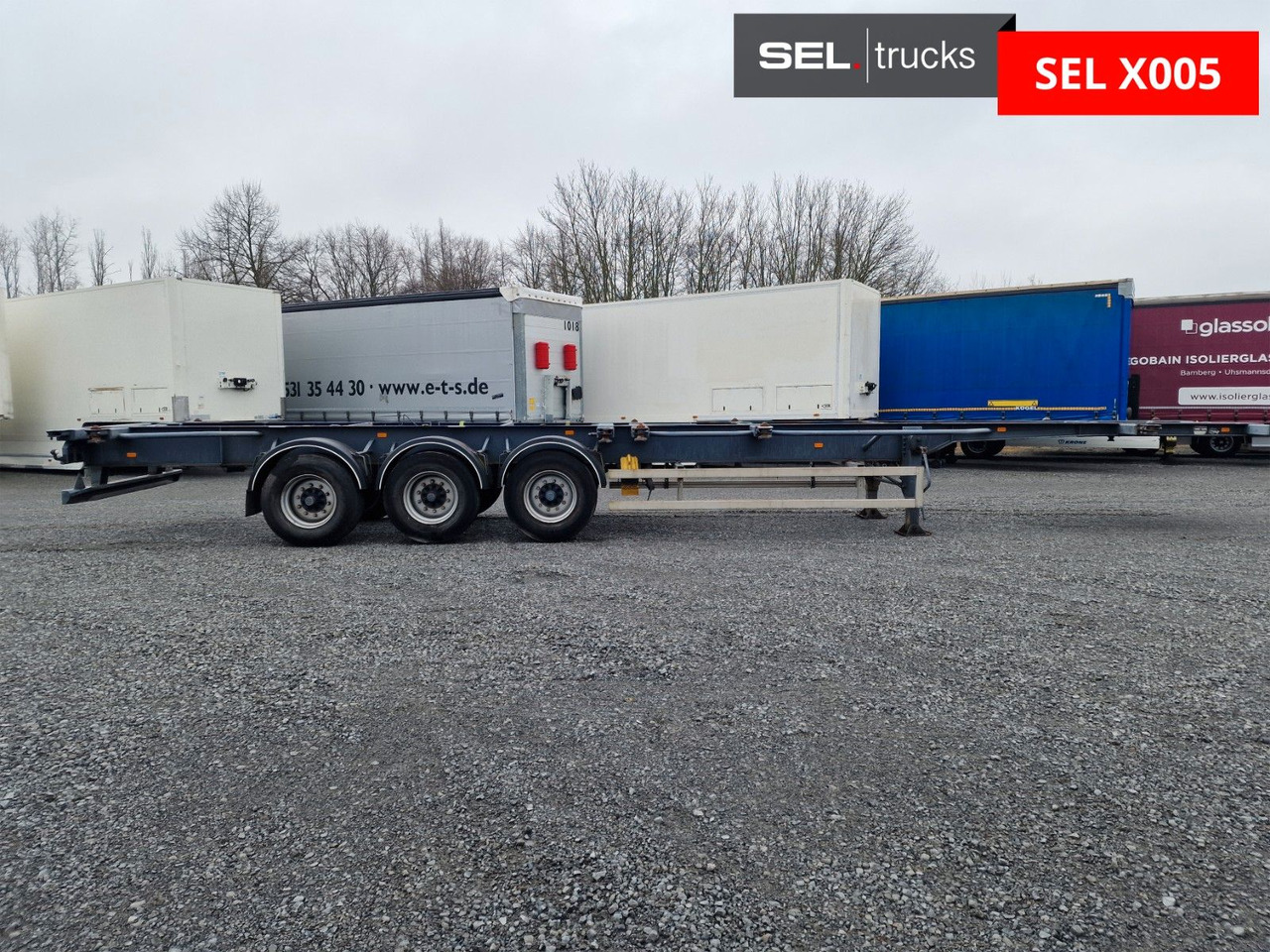 Krone SDC 24 Containerchassie - Semireboque transportador de contêineres/ Caixa móvel: foto 3 Krone SDC 24 Containerchassie - Semireboque transportador de contêineres/ Caixa móvel: foto 3