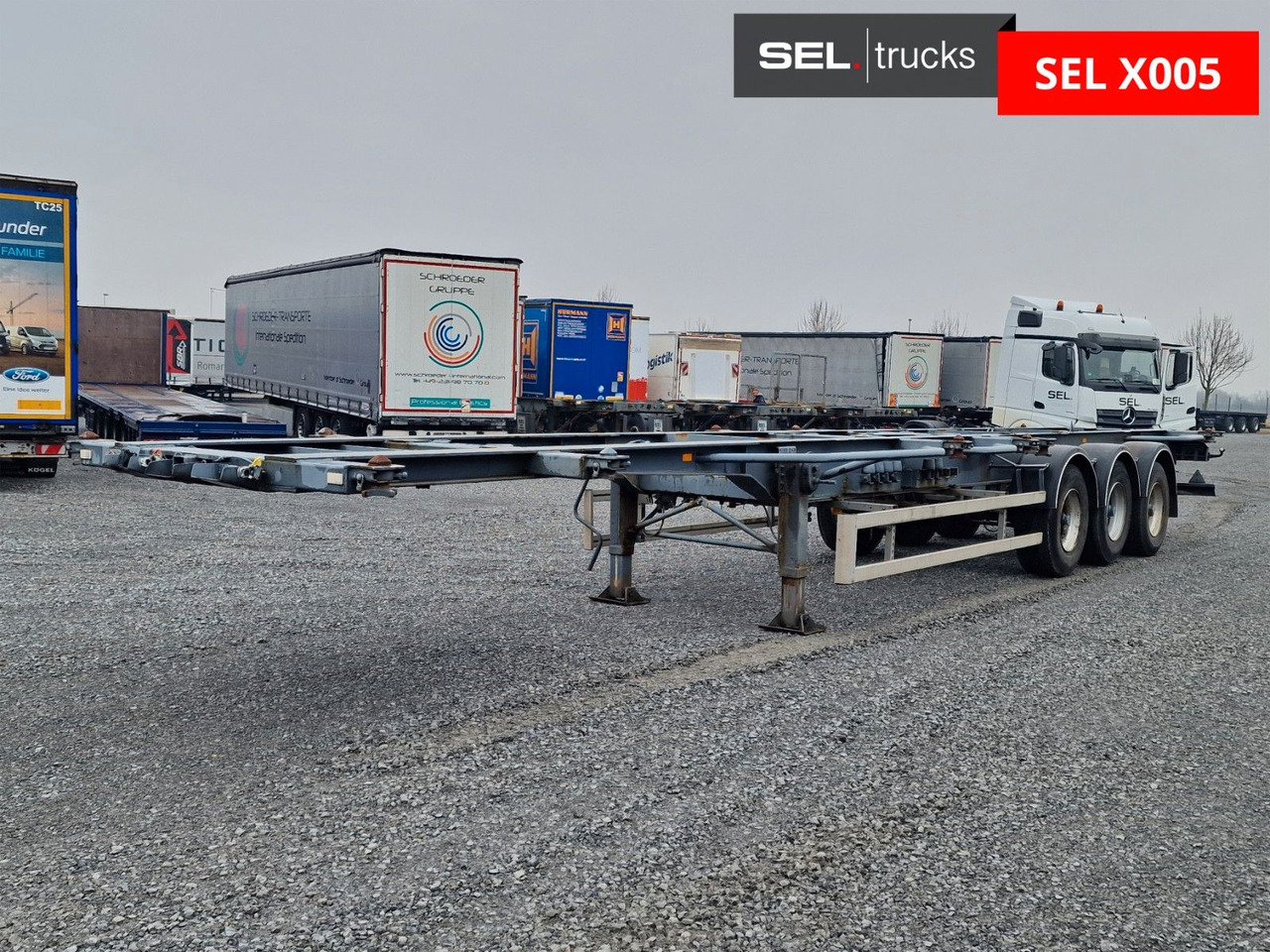 Krone SDC 24 Containerchassie - Semireboque transportador de contêineres/ Caixa móvel: foto 1 Krone SDC 24 Containerchassie - Semireboque transportador de contêineres/ Caixa móvel: foto 1