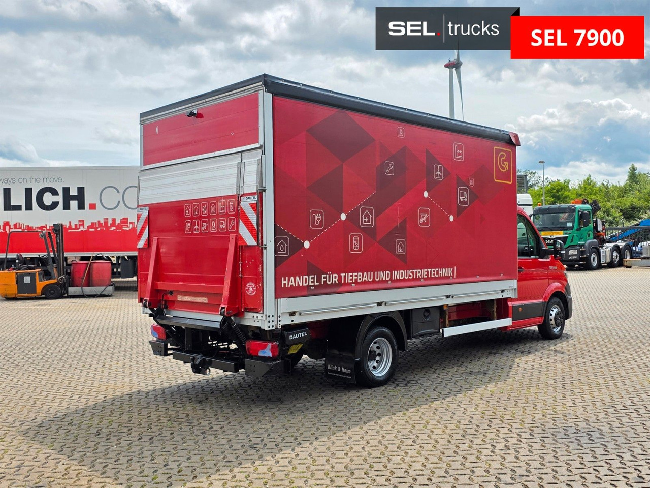 MAN TGE 5.180 / Ladebordwand / Aluklappen / 6D - Furgão de toldo: foto 5 MAN TGE 5.180 / Ladebordwand / Aluklappen / 6D - Furgão de toldo: foto 5