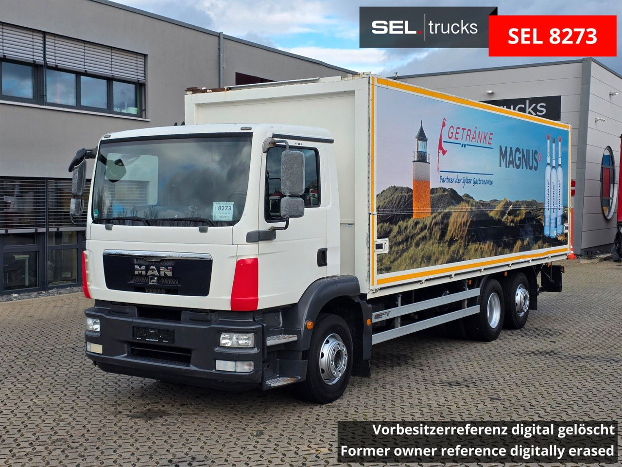 MAN TGM 22.290 6x2-4 LL / Ldbw / Rückfahrk. / Lenkac - Caminhão transporte de bebidas: foto 1 MAN TGM 22.290 6x2-4 LL / Ldbw / Rückfahrk. / Lenkac - Caminhão transporte de bebidas: foto 1