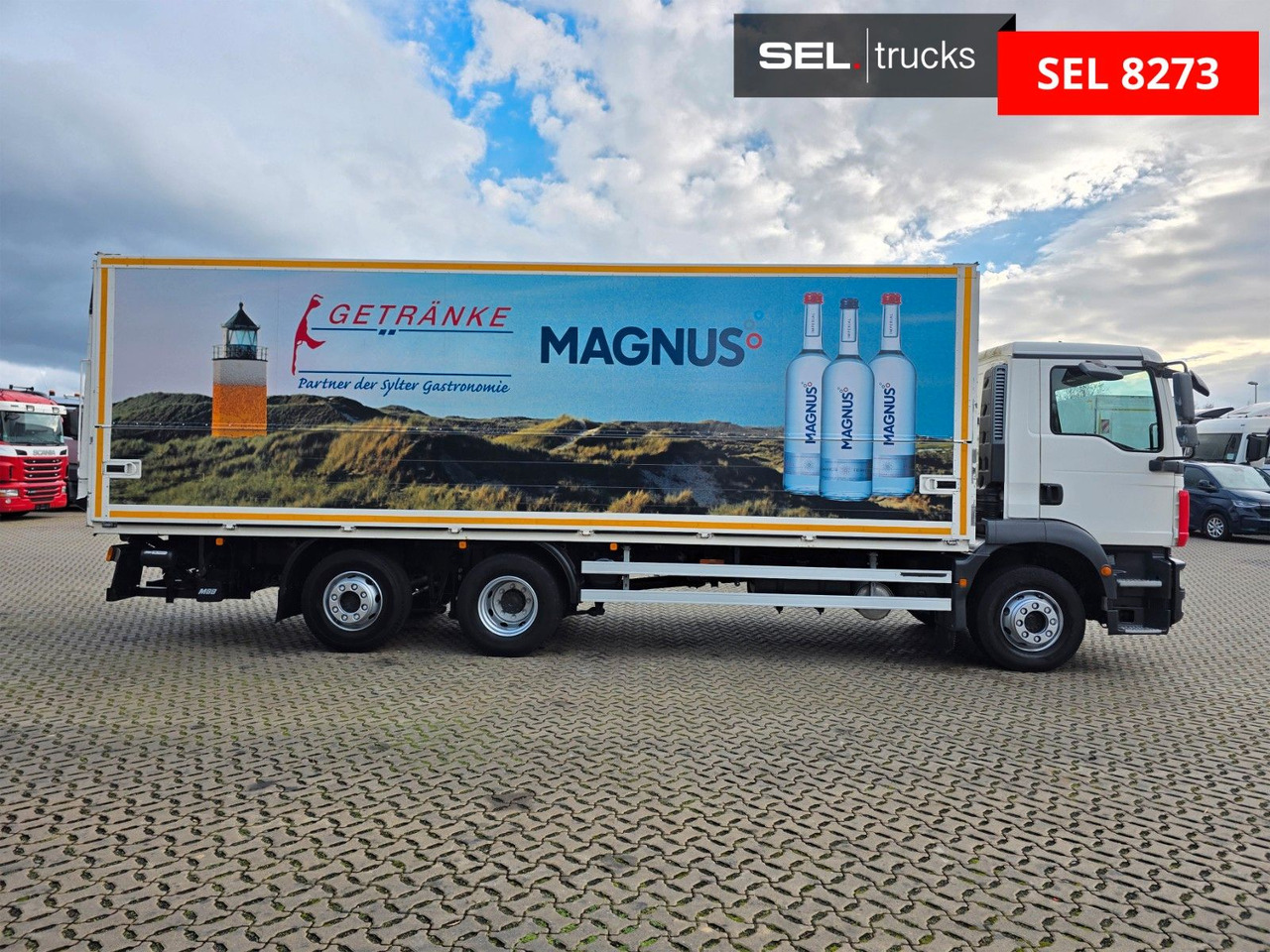 MAN TGM 22.290 6x2-4 LL / Ldbw / Rückfahrk. / Lenkac - Caminhão transporte de bebidas: foto 4 MAN TGM 22.290 6x2-4 LL / Ldbw / Rückfahrk. / Lenkac - Caminhão transporte de bebidas: foto 4