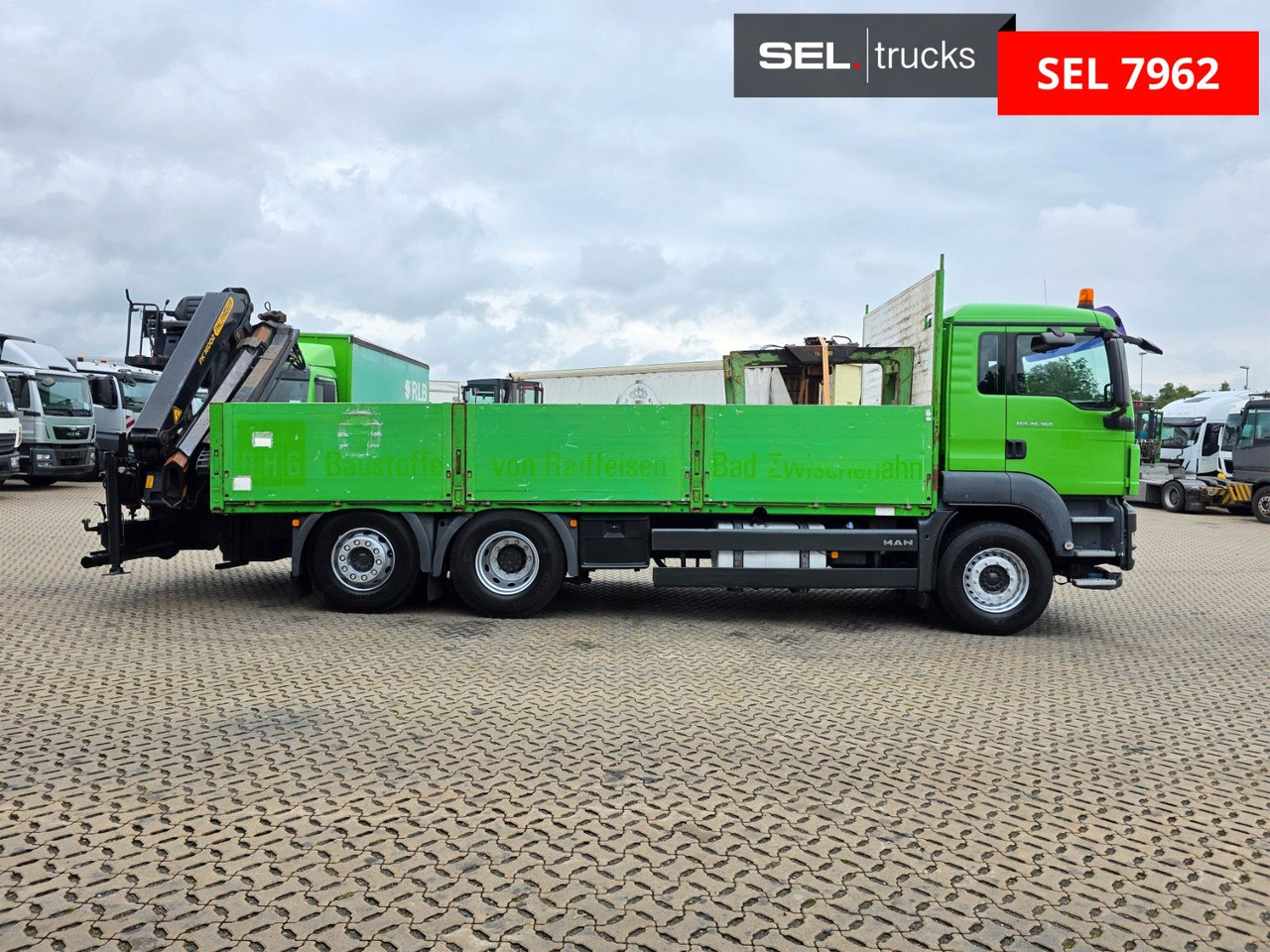 MAN TGS 26.360 6x2-2 BL/ Palfinger 16002 / Lenkachse - Caminhão grua: foto 4 MAN TGS 26.360 6x2-2 BL/ Palfinger 16002 / Lenkachse - Caminhão grua: foto 4