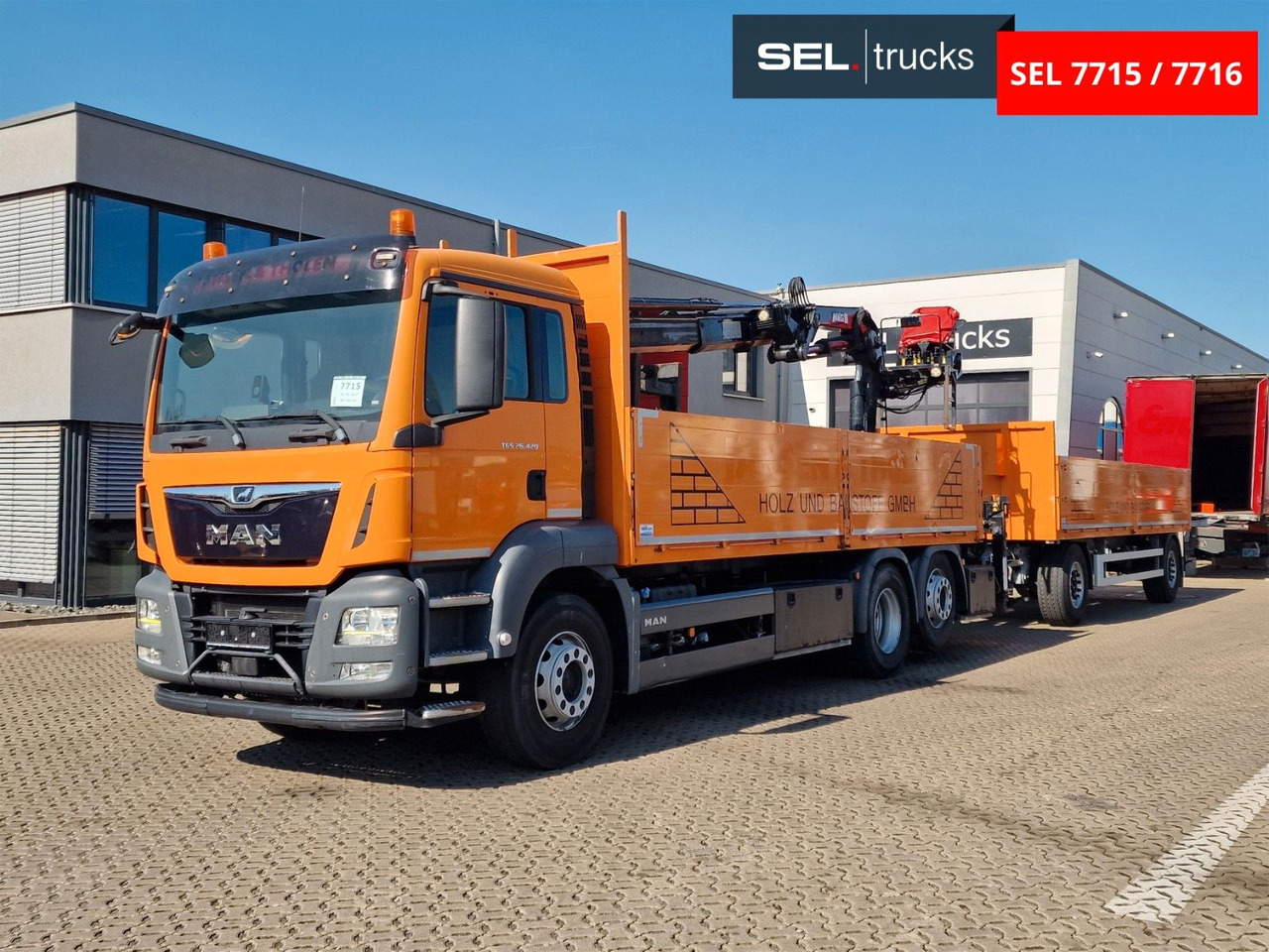 MAN TGS 26.420 6x2-4 BL / MKG HLK181/ Lenk/KOMPLETT - Caminhão grua: foto 1 MAN TGS 26.420 6x2-4 BL / MKG HLK181/ Lenk/KOMPLETT - Caminhão grua: foto 1
