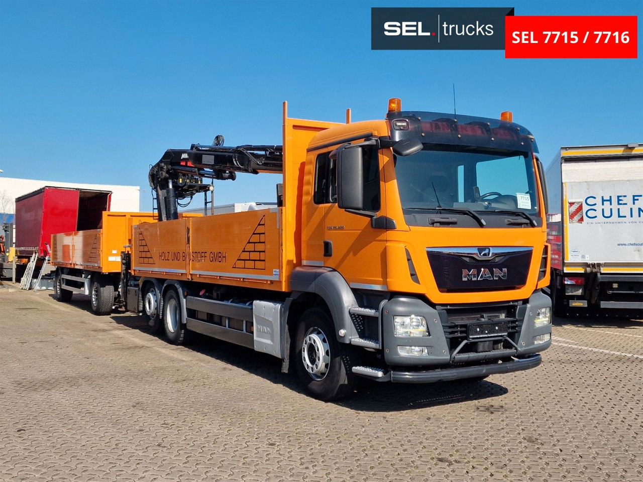 MAN TGS 26.420 6x2-4 BL / MKG HLK181/ Lenk/KOMPLETT - Caminhão grua: foto 3 MAN TGS 26.420 6x2-4 BL / MKG HLK181/ Lenk/KOMPLETT - Caminhão grua: foto 3