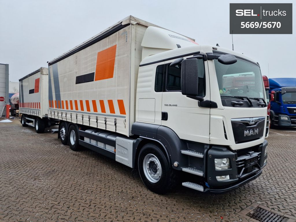MAN TGS 26.440/Lenkachse/Staplerhaltrng./ KOMPLETT!! MAN TGS 26.440/Lenkachse/Staplerhaltrng./ KOMPLETT!! - Caminhão com lona: foto 4 MAN TGS 26.440/Lenkachse/Staplerhaltrng./ KOMPLETT!! MAN TGS 26.440/Lenkachse/Staplerhaltrng./ KOMPLETT!! - Caminhão com lona: foto 4