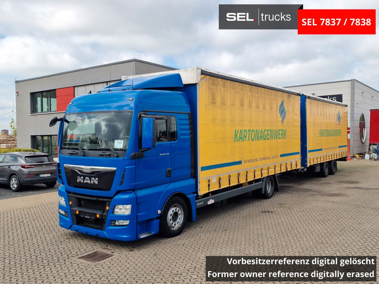 MAN TGX 18.440 4X2 LL-U/ Intarder /Hubdach/Durchlade - Caminhão com lona: foto 1 MAN TGX 18.440 4X2 LL-U/ Intarder /Hubdach/Durchlade - Caminhão com lona: foto 1