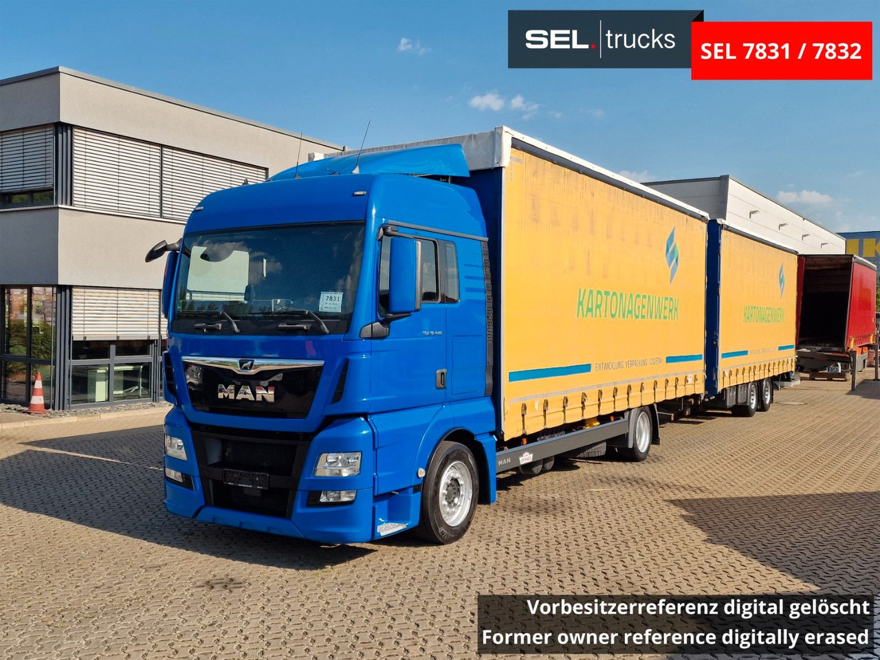MAN TGX 18.440 4X2 LL-U / Intarder /Jumbo /Durchlade - Caminhão com lona: foto 1 MAN TGX 18.440 4X2 LL-U / Intarder /Jumbo /Durchlade - Caminhão com lona: foto 1